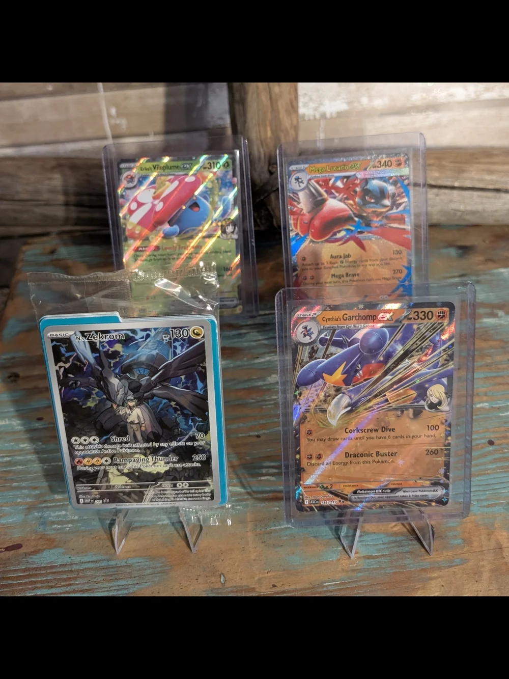 Pokemon Ascended Heroes Ex & Promo Card 4 Card Bundle